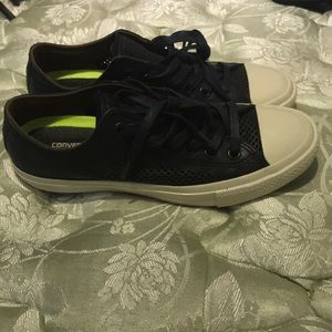 NWOT John Varvatos leather converse